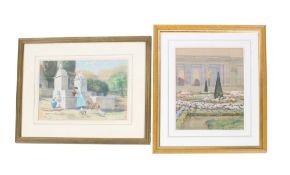 Two mid-century pictures. Including Edward Walker (1879-c.