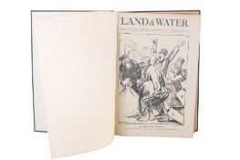 1917 - 1918 volume eleven 'Land & Water' newspaper magazine. September 1917 to February 1918.