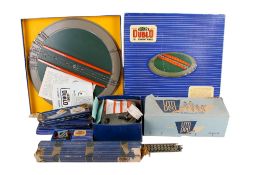 An assortment of Hornby Dublo 00 gauge layout accessories.