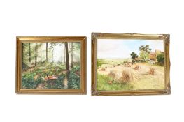 Patrick Franks (20th century) - two oils on canvas.