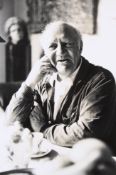 A Norman Parkinson vintage silver bromide photographic print of Jacob Epstein for Vogue