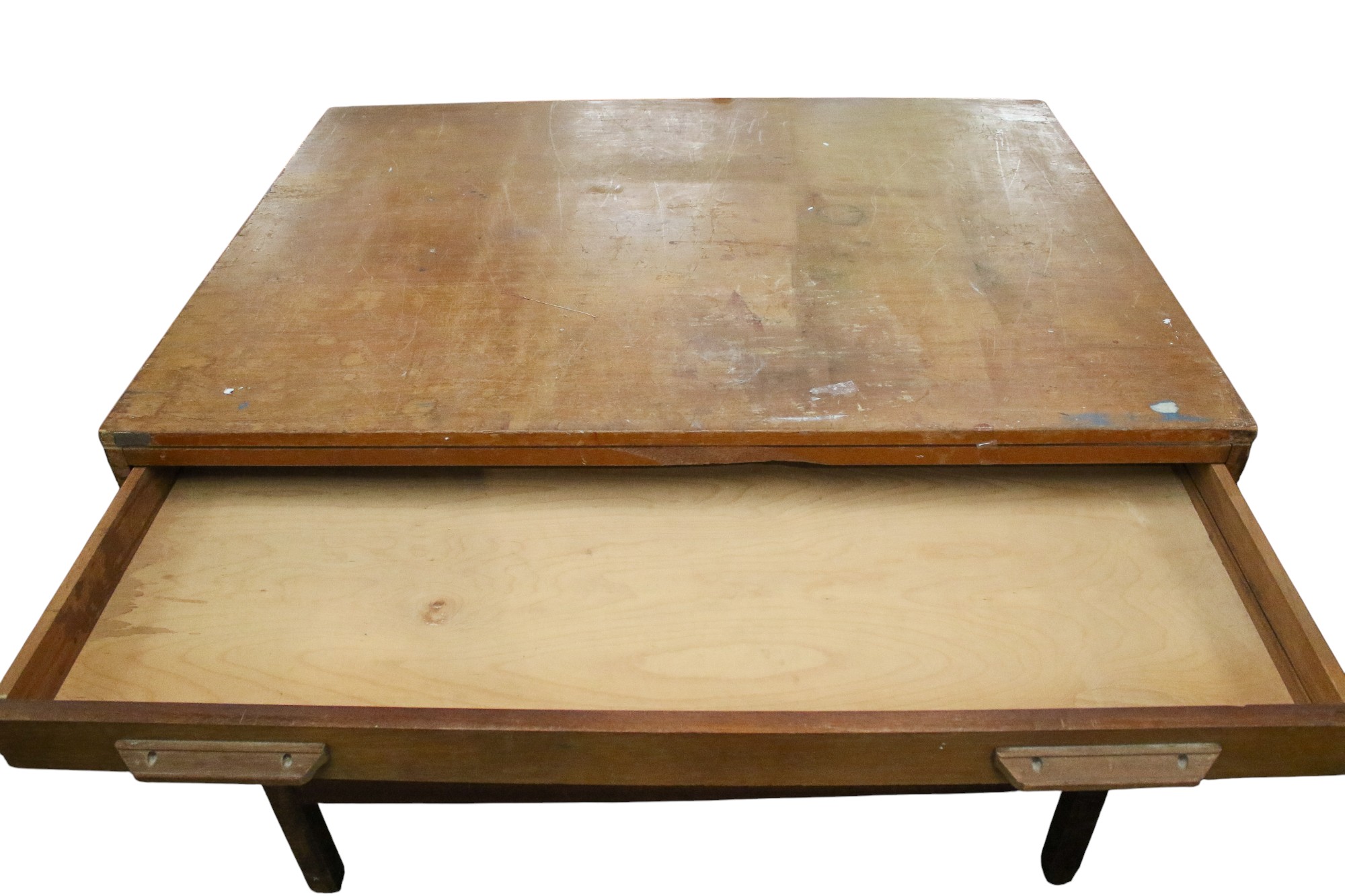 A mid-century mahogany plan chest. - Image 2 of 2