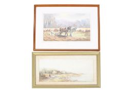 20th century signed Phillip Glynn watercolour 