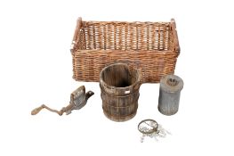 A collection of assorted vintage items.