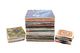 A collection of assorted LP and 7 inch single vinyl records. Mostly 1970s and 80s.