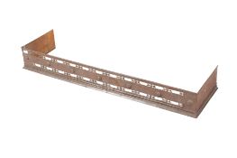 A Victorian cut steel fire fender.