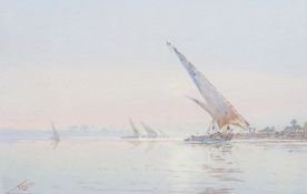 'The Nile' - watercolour.