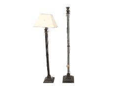 Two contemporary Marks & Spencer standard lamps.