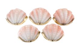 A pair of five Art Deco style wall lights.