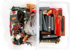 A vintage 00 gauge model railway set.
