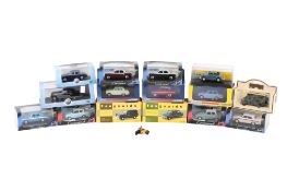 A collection of assorted diecast model vehicles, boxed.