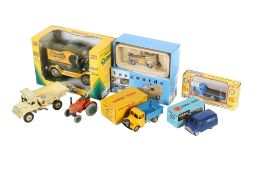 An assortment of diecast vehicles. Comprising a boxed Dinky No.