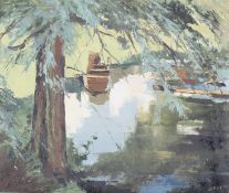Victor Askew (1909-1974) - oil on canvas in period frame.