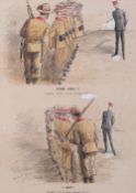 Leonard Raven Hill (1867-1942) - 'Fore and - Aft!' hand coloured cartoon.