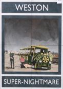 'Weston Super-Nightmare', signed poster.