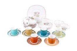 A collection of Suzie Cooper Design Wedgwood ceramics.