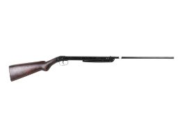 A vintage Haenel break barrel air rifle. No serial number.