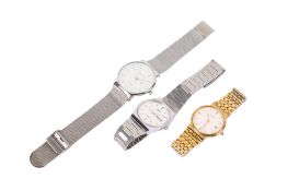 Three gentleman's wristwatches.