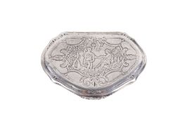 A Georgian white metal box.