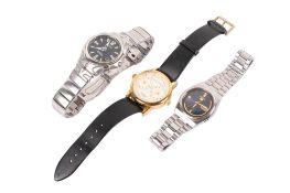 Three gentleman's wristwatches.