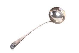 A George III silver ladle.