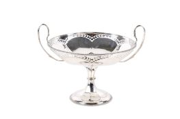 An early 20th century silver tazza.