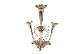 An early 20th century silver plated epergne.