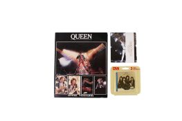 Queen and Freddy Mercury memorabilia.