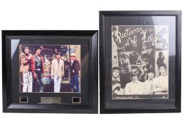 The WHO - two related framed collectables. Including a limited edition film cell and another.