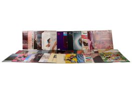 A collection of assorted LP vinyl album records mostly 60s, 70's and 80's.
