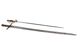 Two reproduction swords.