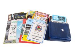 A collection of vintage Bristol Rovers Football Club programmes.