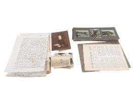 An assortment of 19th century and later documents.