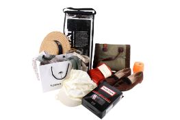 A group of assorted clothing.