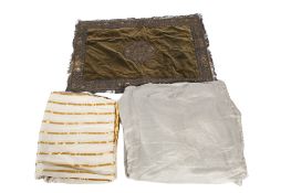 An assortment of Indian fabric.