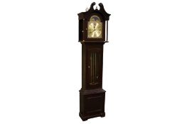 A 20th century longcase clock.