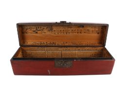 A Chinese style domed top storage box.