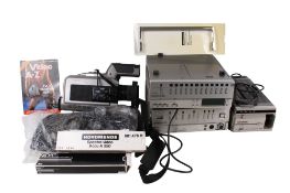 A vintage JVC video camera outfit. Including a GX-88E, s/n.