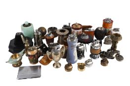 A collection of novelty lighters.