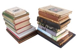 A box of assorted vintage books mostly architectural and design related. Including H. W.