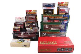 A collection of assorted diecast model cars and lorries. Including Vitesse, Dinky and Corgi, etc.