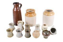 An assortment of pottery.