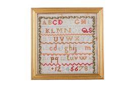 An early 20th century alphanumeric sampler.