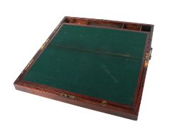 A Victorian mahogany writing slope.