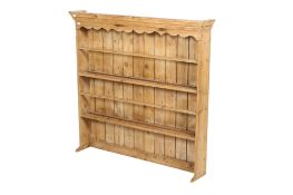 A vintage scrubbed pine dresser top.