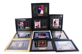 Ten limited edition framed film cells.