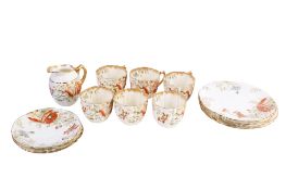 An Aynsley part tea service.