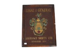 A composite Legal and General sign.