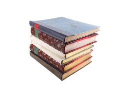 A box of six assorted vintage books mostly architectural design related.