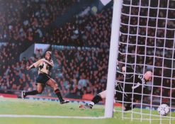 Gary Brandham (20th century), signed limited edition football print.